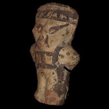 Statuette anthropomorphe en terre cuite